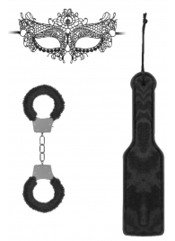 Черный игровой набор Introductory Bondage Kit №4 - Shots Media BV - купить с доставкой в Армавире