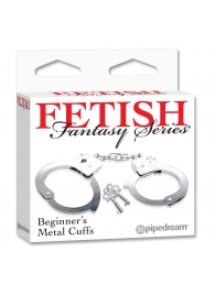 Металлические наручники Beginner s Metal Cuffs - Pipedream - купить с доставкой в Армавире