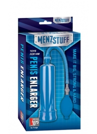 Синяя вакуумная помпа MENZSTUFF PENIS ENLARGER - Dream Toys - в Армавире купить с доставкой