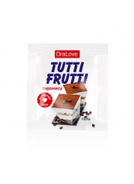Пробник гель-смазки Tutti-frutti со вкусом тирамису - 4 гр. - Биоритм - купить с доставкой в Армавире