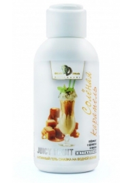 Интимный гель-смазка JUICY FRUIT с ароматом солёной карамели - 100 мл. - БиоМед - купить с доставкой в Армавире