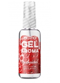 Интимный лубрикант EGZO AROMA с ароматом клубники - 50 мл. - EGZO - купить с доставкой в Армавире