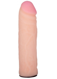 Пояс-трусики с насадкой Glamour Silver - 15,5 см. - LOVETOY (А-Полимер) - купить с доставкой в Армавире