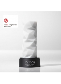 Белый 3D мастурбатор POLYGON - Tenga - в Армавире купить с доставкой