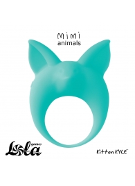 Зеленое эрекционное кольцо Kitten Kyle - Lola Games - в Армавире купить с доставкой