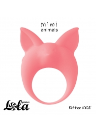Оранжевое эрекционное кольцо Kitten Kyle - Lola Games - в Армавире купить с доставкой