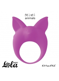 Фиолетовое эрекционное кольцо Kitten Kyle - Lola Games - в Армавире купить с доставкой