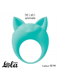 Зеленое эрекционное кольцо Lemur Remi - Lola Games - в Армавире купить с доставкой