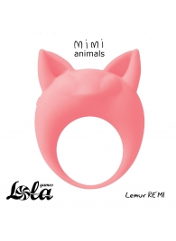 Оранжевое эрекционное кольцо Lemur Remi - Lola Games - в Армавире купить с доставкой