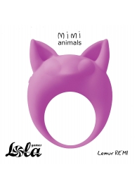 Фиолетовое эрекционное кольцо Lemur Remi - Lola Games - в Армавире купить с доставкой
