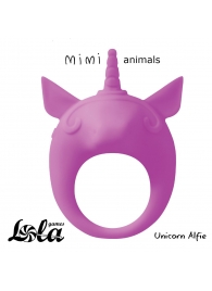 Фиолетовое эрекционное кольцо Unicorn Alfie - Lola Games - в Армавире купить с доставкой