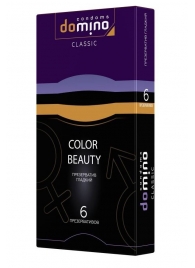 Разноцветные презервативы DOMINO Colour Beauty - 6 шт. - Domino - купить с доставкой в Армавире