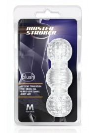 Прозрачный фигурный мастурбатор Master Stroker - Blush Novelties - в Армавире купить с доставкой