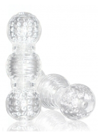 Прозрачный фигурный мастурбатор Master Stroker - Blush Novelties - в Армавире купить с доставкой