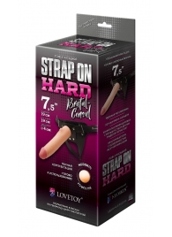 Пояс-трусики с насадкой Hard brutal-consul - 19 см. - LOVETOY (А-Полимер) - купить с доставкой в Армавире