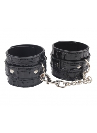 Черные наручники Surrender Wrist Restraints - Chisa - купить с доставкой в Армавире