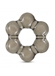 Дымчатое эрекционное кольцо Stay Hard Thick Bead Cock Ring - Blush Novelties - в Армавире купить с доставкой