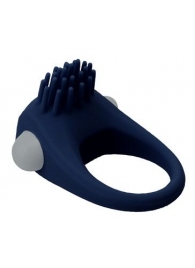 Синее эрекционное виброкольцо STIMU RING - Dream Toys - в Армавире купить с доставкой