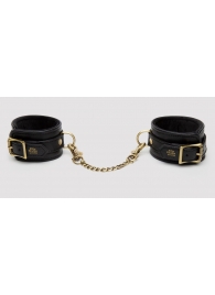 Черные оковы на ноги Bound to You Faux Leather Ankle Cuffs - Fifty Shades of Grey - купить с доставкой в Армавире