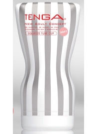 Мастурбатор TENGA Squeeze Tube Cup Soft - Tenga - в Армавире купить с доставкой