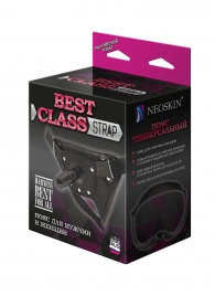 Черный пояс для насадок BEST CLASS STRAP - LOVETOY (А-Полимер) - купить с доставкой в Армавире