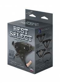 Пояс HARNESS BEST SELECT с вагинальной пробкой - LOVETOY (А-Полимер) - купить с доставкой в Армавире