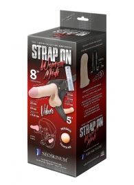 Вибрострапон Woman Midi с вагинальной пробкой - 22 см. - LOVETOY (А-Полимер) - купить с доставкой в Армавире