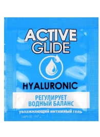 Лубрикант на водной основе Active Glide с гиалуроновой кислотой - 3 гр. - Биоритм - купить с доставкой в Армавире