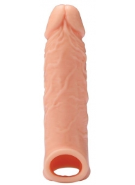 Телесная насадка EXTENDER WITH BALL STRAP 6.5 - 17 см. - Dream Toys - в Армавире купить с доставкой
