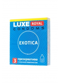 Текстурированные презервативы LUXE Royal Exotica - 3 шт. - Luxe - купить с доставкой в Армавире