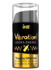 Жидкий интимный гель с эффектом вибрации Vibration! Vodka Energy - 15 мл. - INTT - купить с доставкой в Армавире