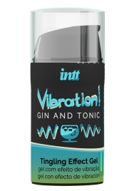 Жидкий интимный гель с эффектом вибрации Vibration! Gin   Tonic - 15 мл. - INTT - купить с доставкой в Армавире