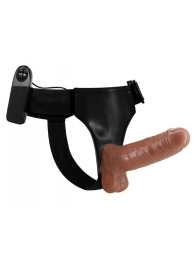 Страпон на трусиках с вибрацией Ultra Passionate Harness - 16 см. - Baile - купить с доставкой в Армавире