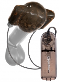Дымчатый вибростимулятор головки пениса Dual Vibrating Head Teaser - Pipedream - в Армавире купить с доставкой
