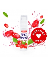 Гель-смазка Tutti-frutti со вкусом барбариса - 30 гр. - Биоритм - купить с доставкой в Армавире