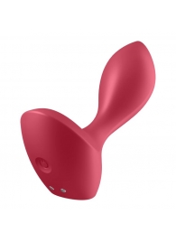 Красный вибромассажёр простаты Satisfyer Backdoor Lover - 14 см. - Satisfyer - в Армавире купить с доставкой
