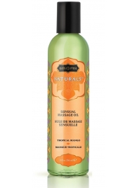 Массажное масло Naturals Tropical Mango с ароматом манго - 236 мл. - Kama Sutra - купить с доставкой в Армавире