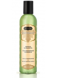 Массажное масло Naturals Vanilla Sandalwood с ароматом ванили и сандала - 236 мл. - Kama Sutra - купить с доставкой в Армавире