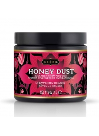 Пудра для тела Honey Dust Body Powder с ароматом клубники - 170 гр. - Kama Sutra - купить с доставкой в Армавире