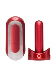 Красный мастурбатор Flip Zero Red   Warmer с подогревом - Tenga - в Армавире купить с доставкой