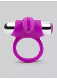 Лиловое виброкольцо с пультом ДУ Remote Control Cock Ring - Happy Rabbit - в Армавире купить с доставкой