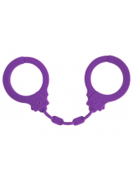 Фиолетовые силиконовые наручники Suppression - Lola Games - купить с доставкой в Армавире