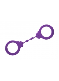 Фиолетовые силиконовые поножи Limitation - Lola Games - купить с доставкой в Армавире