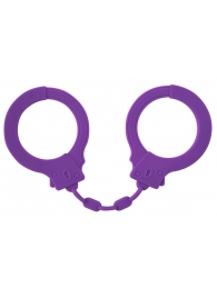 Фиолетовые силиконовые поножи Limitation - Lola Games - купить с доставкой в Армавире