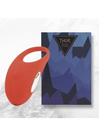 Красное кольцо с вибрацией Thor Cockring - FeelzToys - в Армавире купить с доставкой