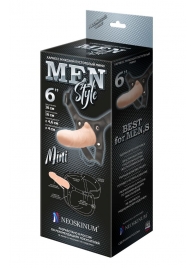 Пустотелый фаллопротез MEN STYLE - 17,5 см. - LOVETOY (А-Полимер) - купить с доставкой в Армавире