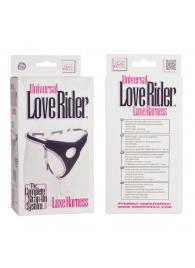 Трусы для страпона с универсальным креплением Universal Love Rider Luxe Harness - California Exotic Novelties - купить с доставкой в Армавире