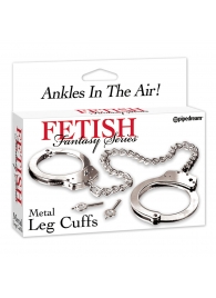 Металлические наручники Metal Leg Cuffs - Pipedream - купить с доставкой в Армавире