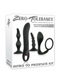 Набор стимуляторов простаты Intro To Prostate Kit - Zero Tolerance - в Армавире купить с доставкой
