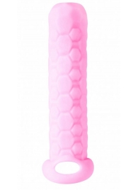 Розовый фаллоудлинитель Homme Long - 13,5 см. - Lola Games - в Армавире купить с доставкой